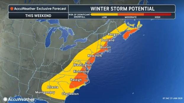 A ‘bomb cyclone’ could drop snow on North Carolina this weekend