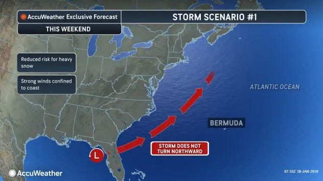 Bomb cyclone could drop snow on North Carolina this weekend