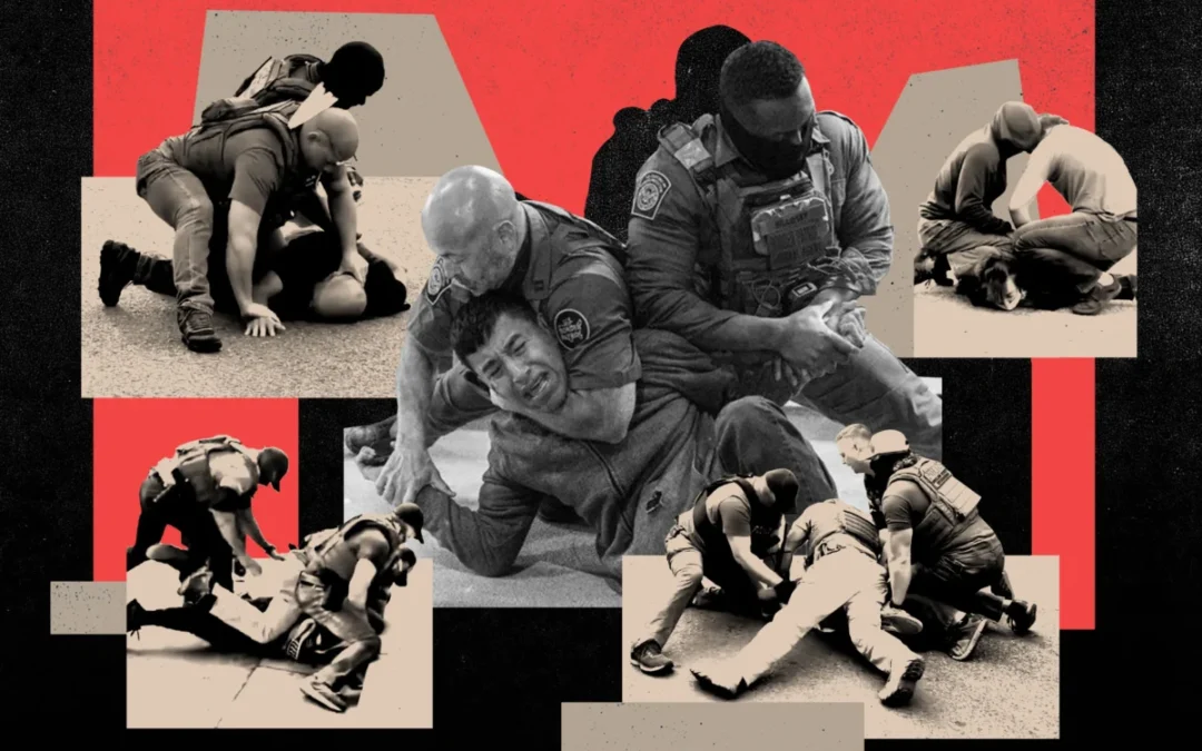 ProPublica found more than 40 cases of immigration agents using banned chokeholds