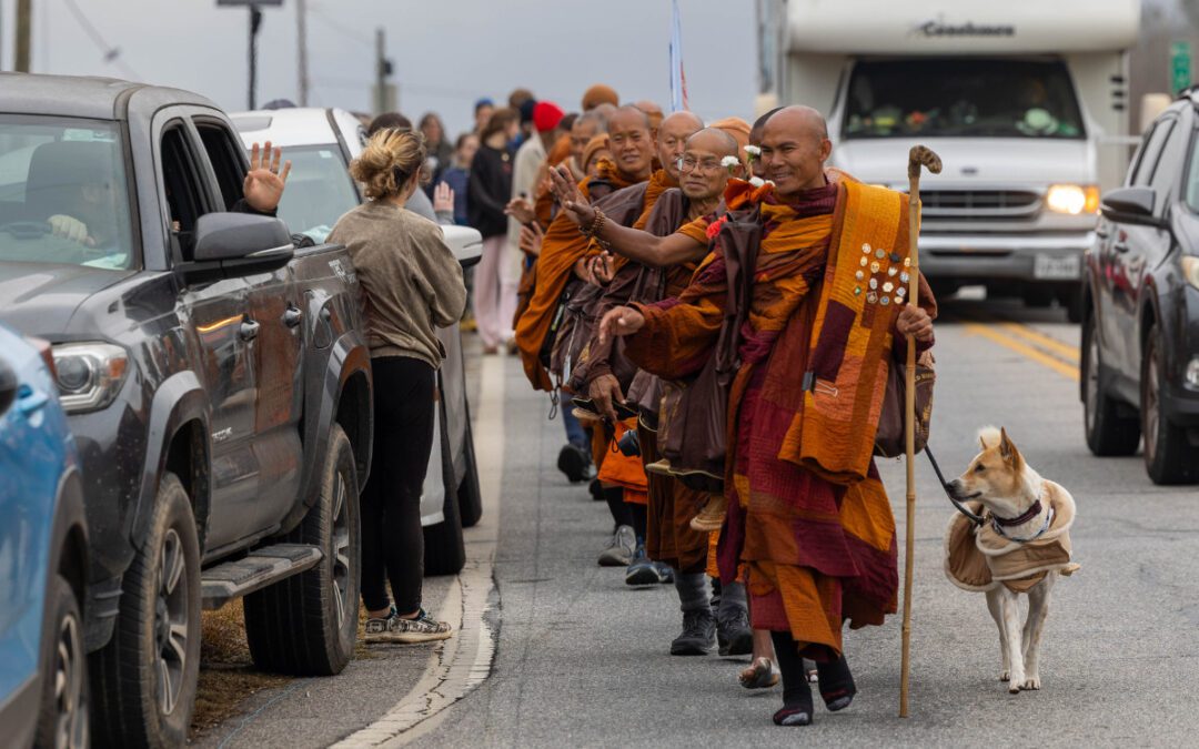Here are the NC stops for the Buddhist monks’ ‘Walk for Peace’