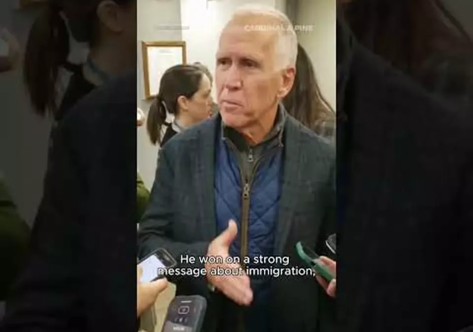 Video: US Sen. Thom Tillis says Kristi Noem ‘should be out of a job’