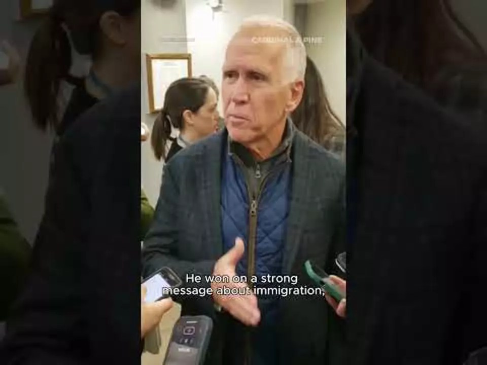 Video: US Sen. Thom Tillis says Kristi Noem ‘should be out of a job’