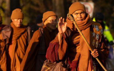 Buddhist monks’ ‘Walk for Peace’ arrives in Washington