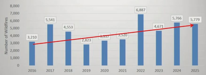 NC forestry officials worry about growing threat of wildfires, fewer workers