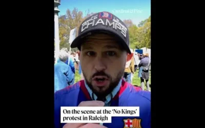 Video: On the scene at the ‘No Kings’ protest in Raleigh
