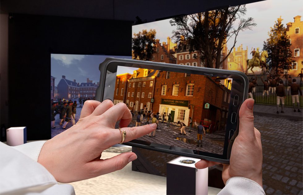 Charlotte interactive exhibit on the American Revolution