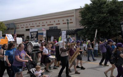 Woman banned from Chuck Edwards’ McDonald’s after marching band protest