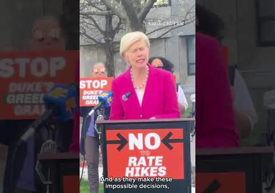 Video: Rep. Deborah Ross blasts Duke Energy’s plan for an 18% rate hike