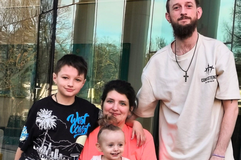 This North Carolina boy takes care of his sick mother. Locals surprised him with a birthday party