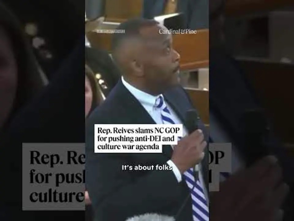 Rep. Reives slams NC GOP for pushing anti-DEI and culture war agenda