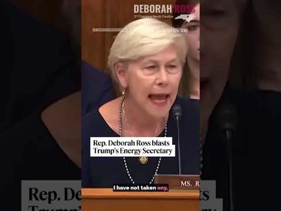 Video: Rep. Deborah Ross blasts Trump official over clean energy