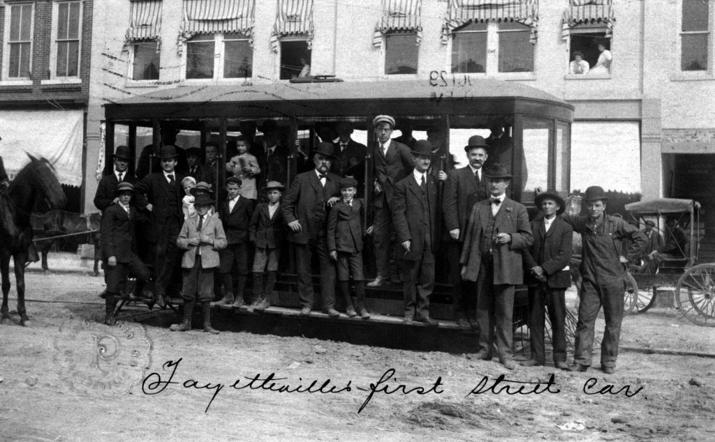 Before cars ruled Fayetteville, streetcars connected the city