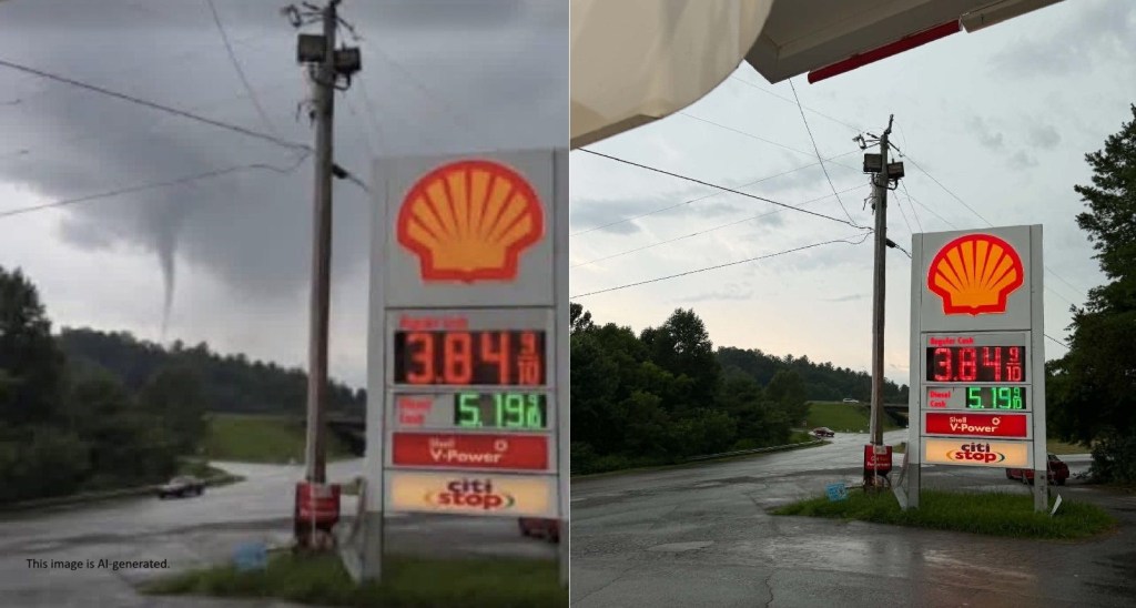 Viral western NC tornado picture was fake, made by AI