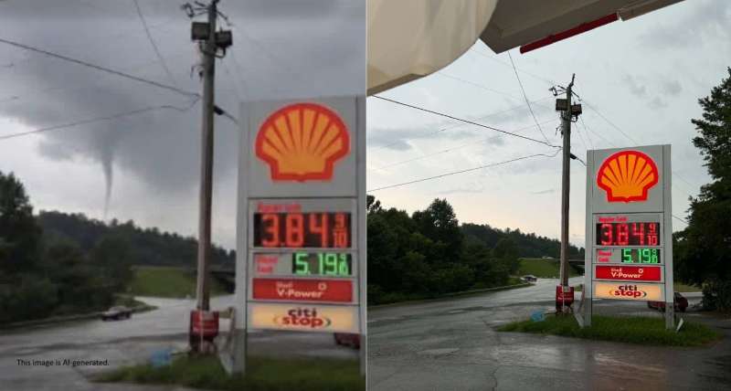 Viral western NC tornado picture was fake, made by AI