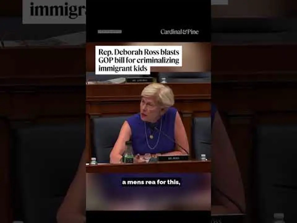 US Rep. Deborah Ross blasts GOP bill for criminalizing immigrant kids