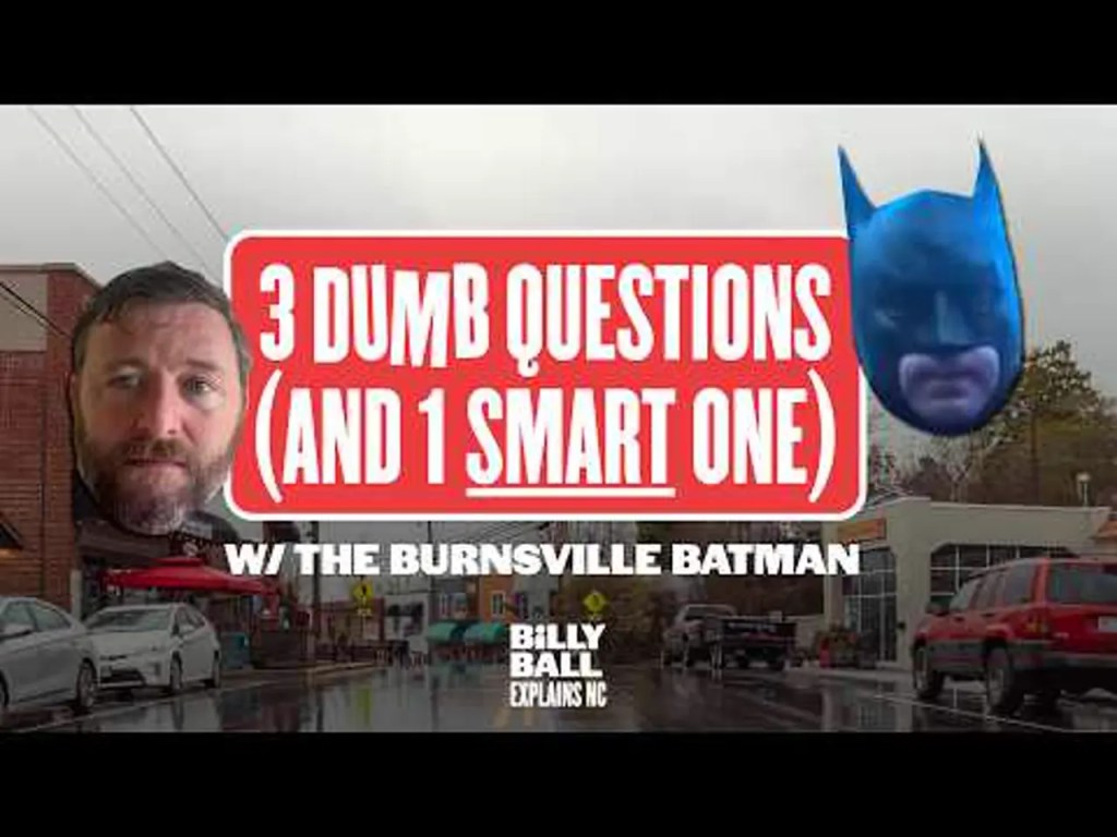 Billy Ball Explains NC: 3 dumb questions (and 1 smart one) with NC’s Burnsville Batman