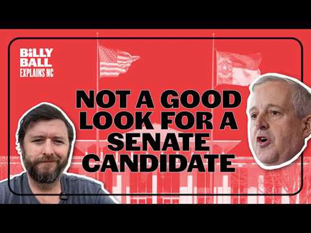 Billy Ball Explains NC: Senate candidate Michael Whatley and his weird war on reporters