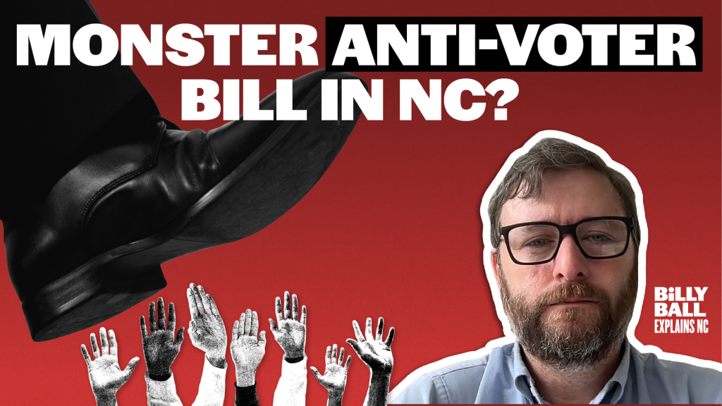 😱 NC’s monster anti-voting bill and what’s in it