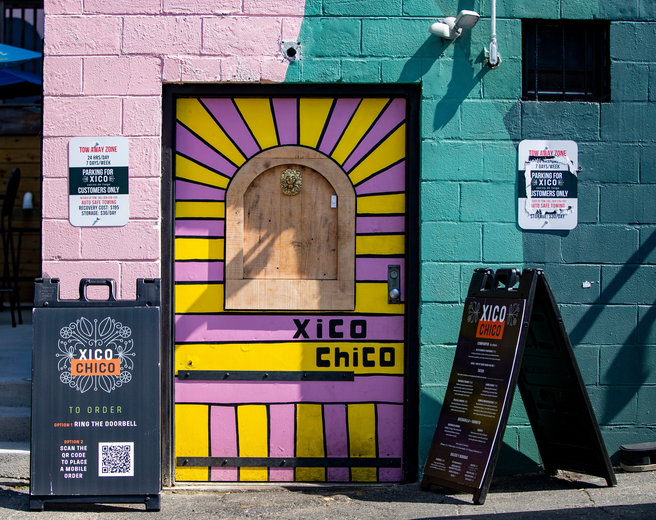 Meet Xico Chico speakeasy in Asheville. It has a secret taco window