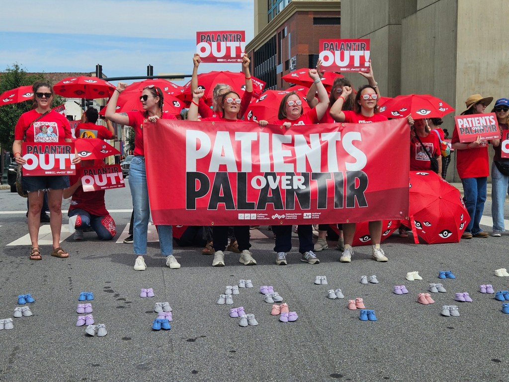 Asheville nurses protest AI software at NC’s Mission Hospital