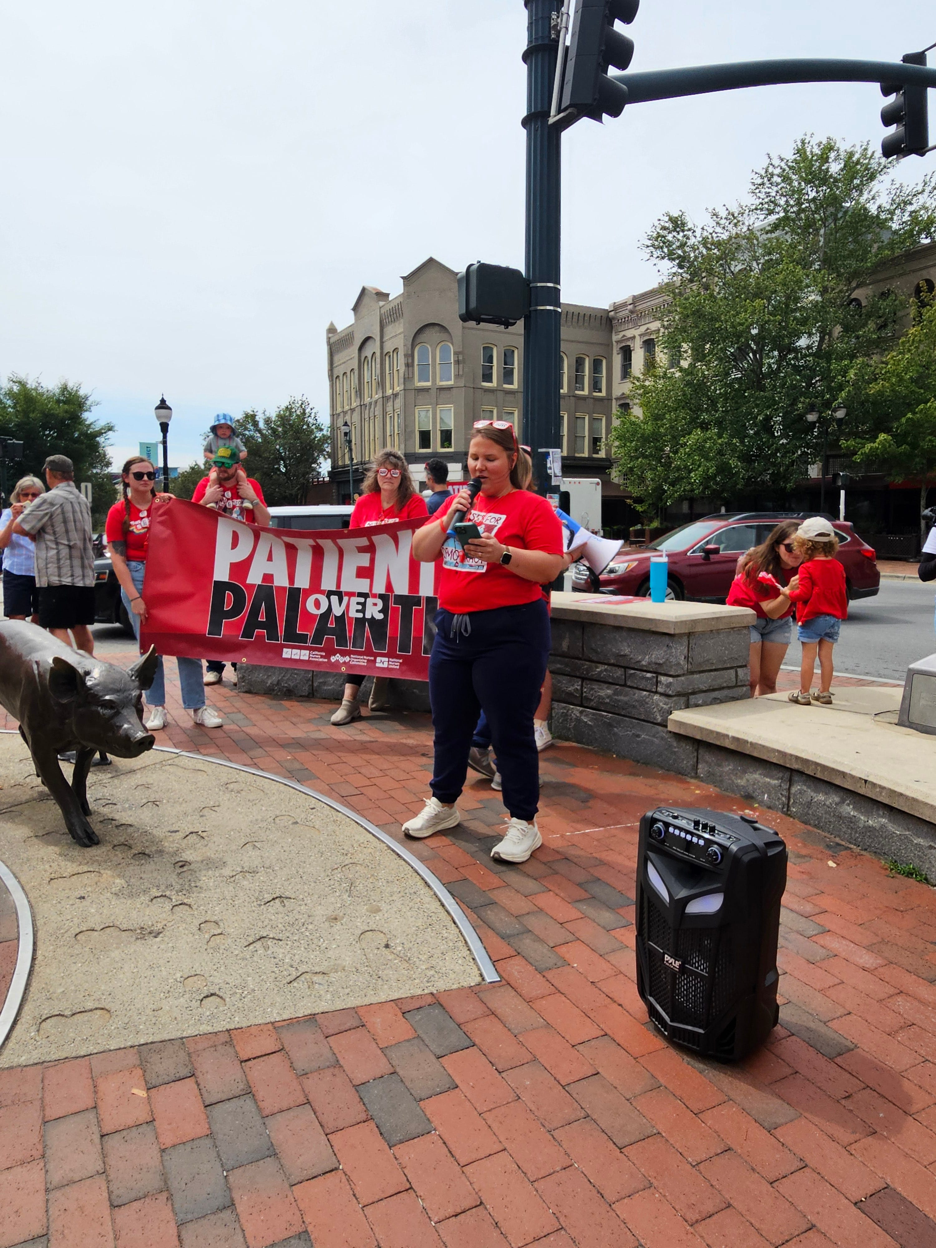 Asheville nurses protest AI software at NC's Mission Hospital