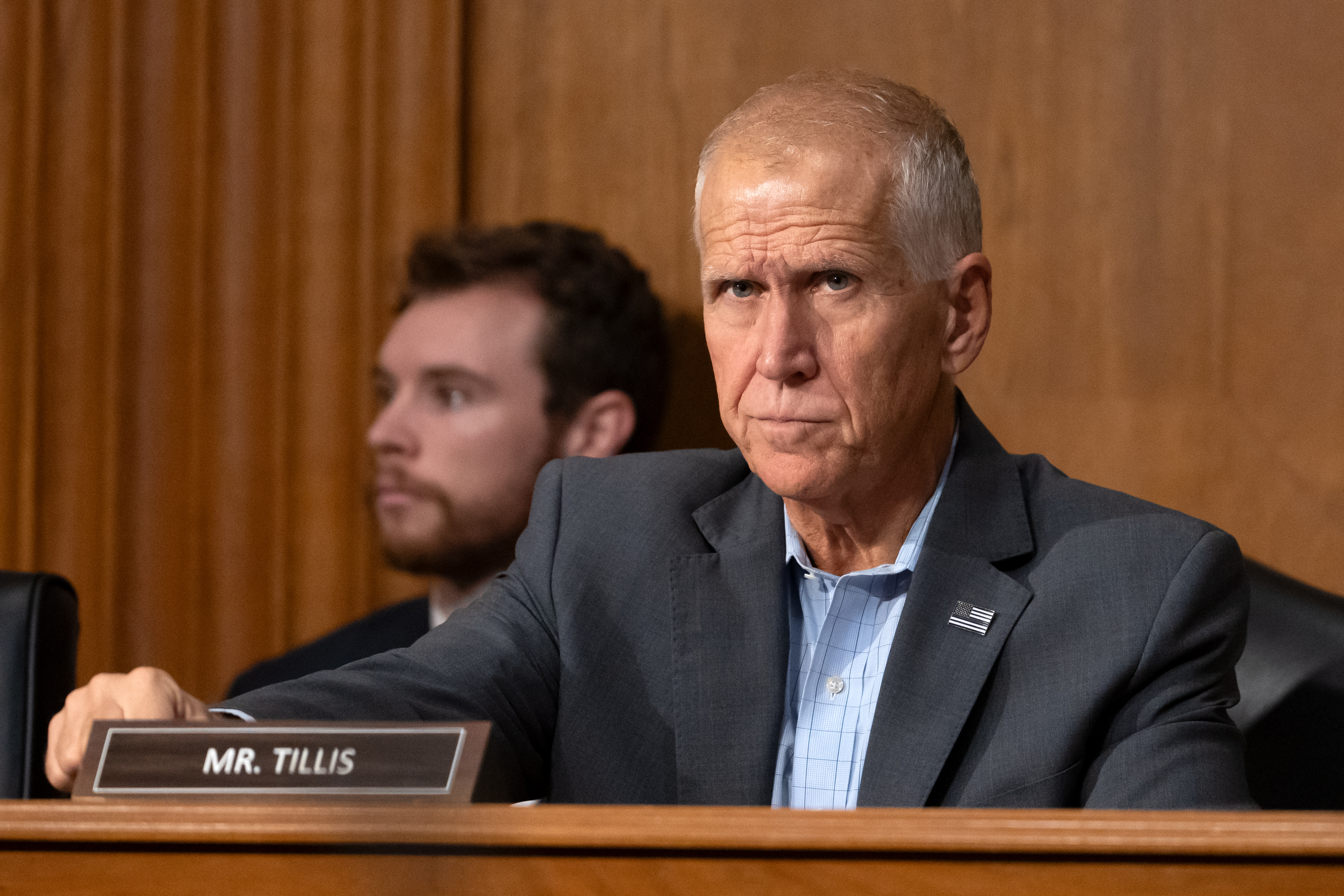 Thom Tillis says he will back Trump's controversial pick for attorney general, Todd Blanche