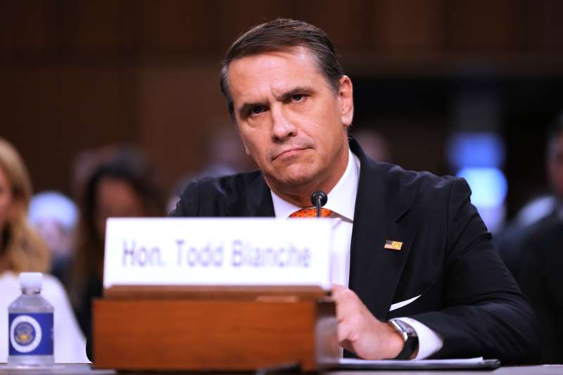 Thom Tillis says he will back Trump's controversial pick for attorney general, Todd Blanche