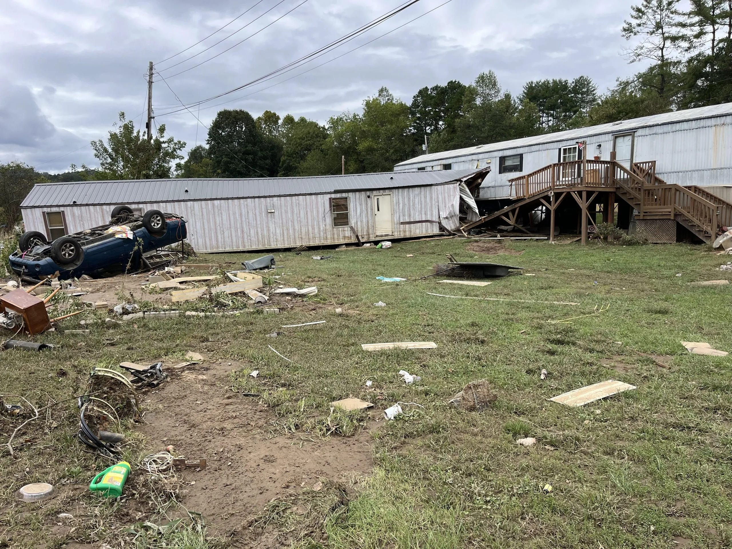 Helene killed his wife and destroyed his mobile home. New tenants are now renting the same flood-prone land.
