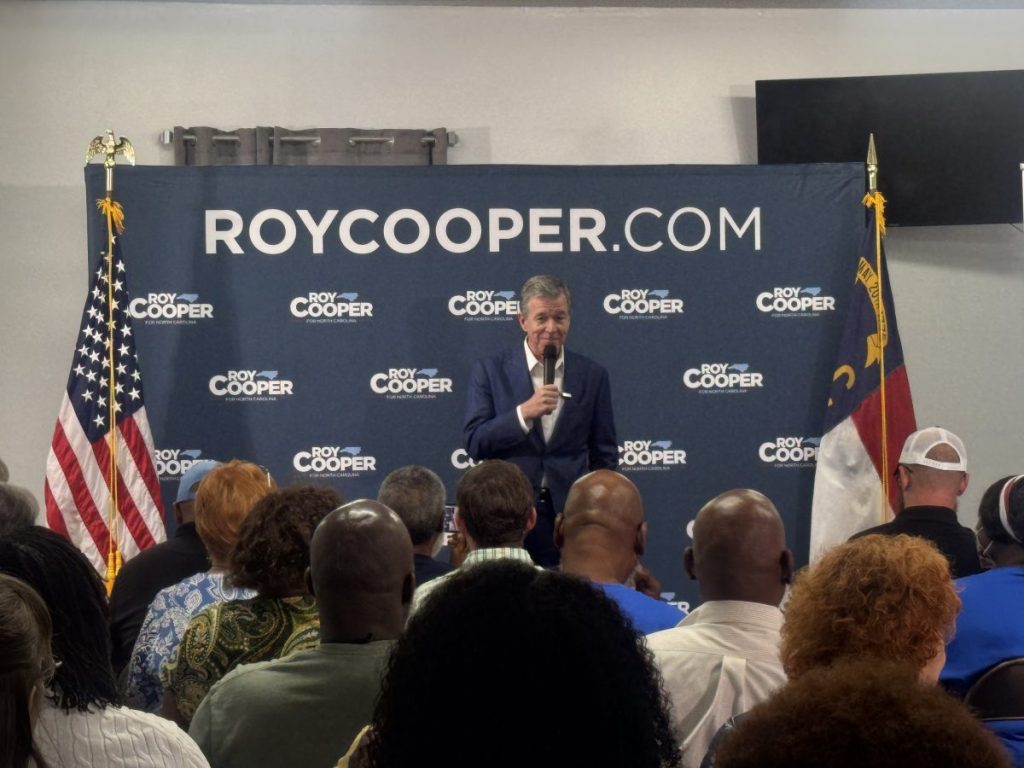 In Goldsboro, Roy Cooper highlights cost of living crisis