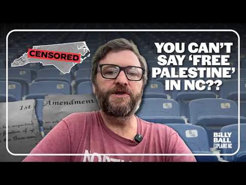 Talking about Palestine got this artist banned in North Carolina