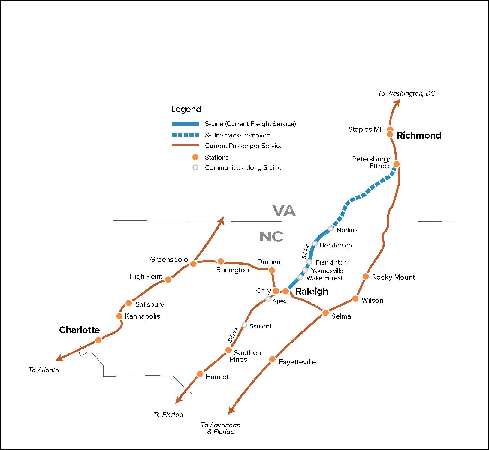 $550 million infusion keeps Richmond-to-Raleigh train project chugging